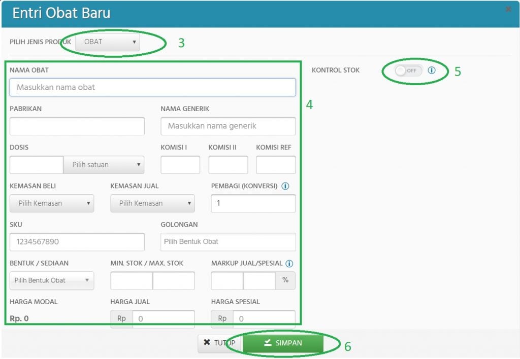 Cara Menambahkan Produk Baru – OmniCare Knowledge Base