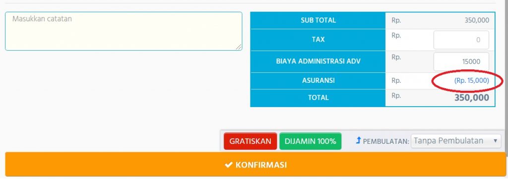 Menset Biaya Administrasi Agar Otomatis Tertanggung Asuransi Perusahaan Omnicare Knowledge Base